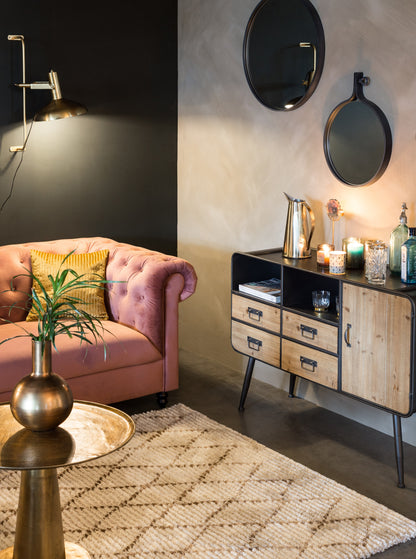 Brute Side Table in Brass