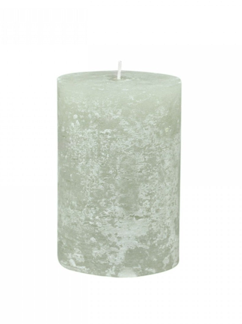 Midi Rustic Pillar Candle Verte