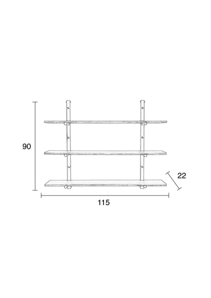 Bundy Adjustable Wall Shelves