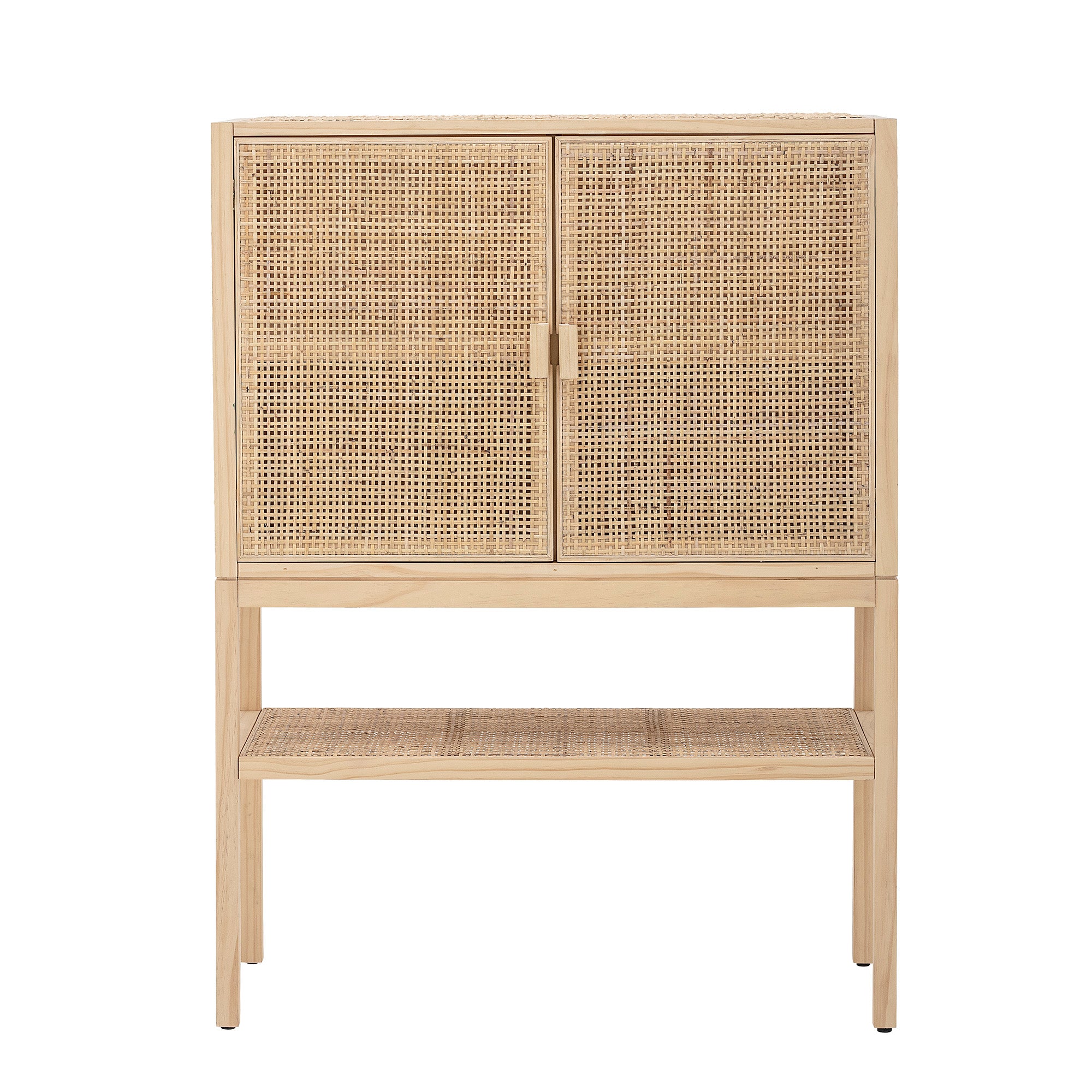 Sanna Rattan Cabinet in Natural Pine