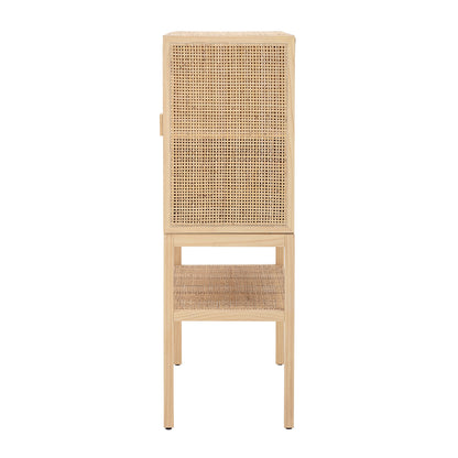 Sanna Rattan Cabinet in Natural Pine