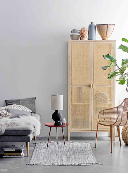 Marikka Rattan Cabinet in Natural Pine 180