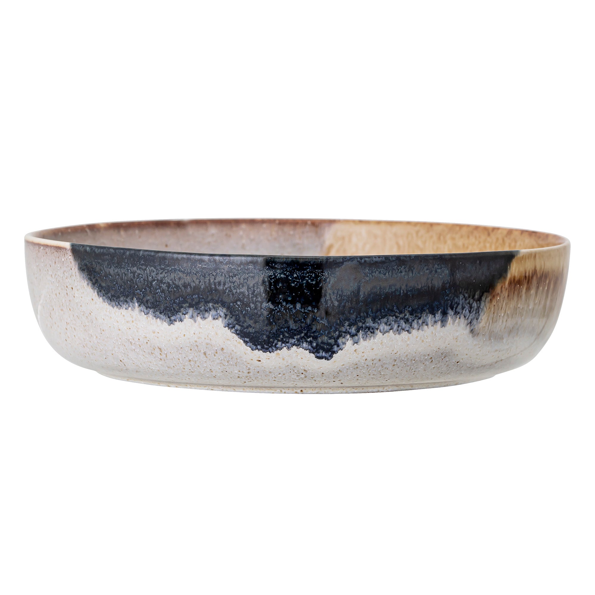 Jules Stoneware Serving Bowl in Multi-Coloured Glaze