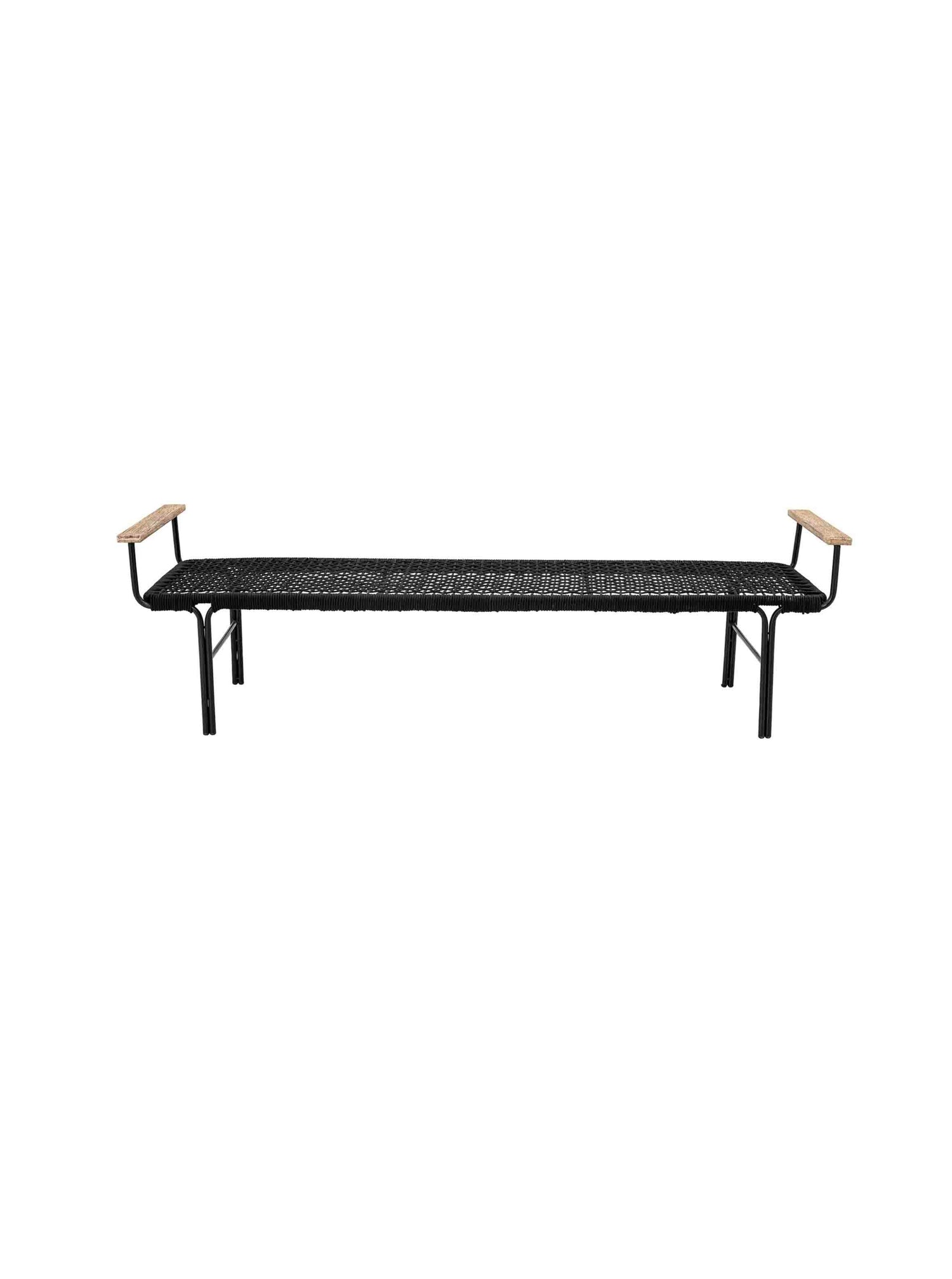 Mundo Outdoor Garden Bench Black