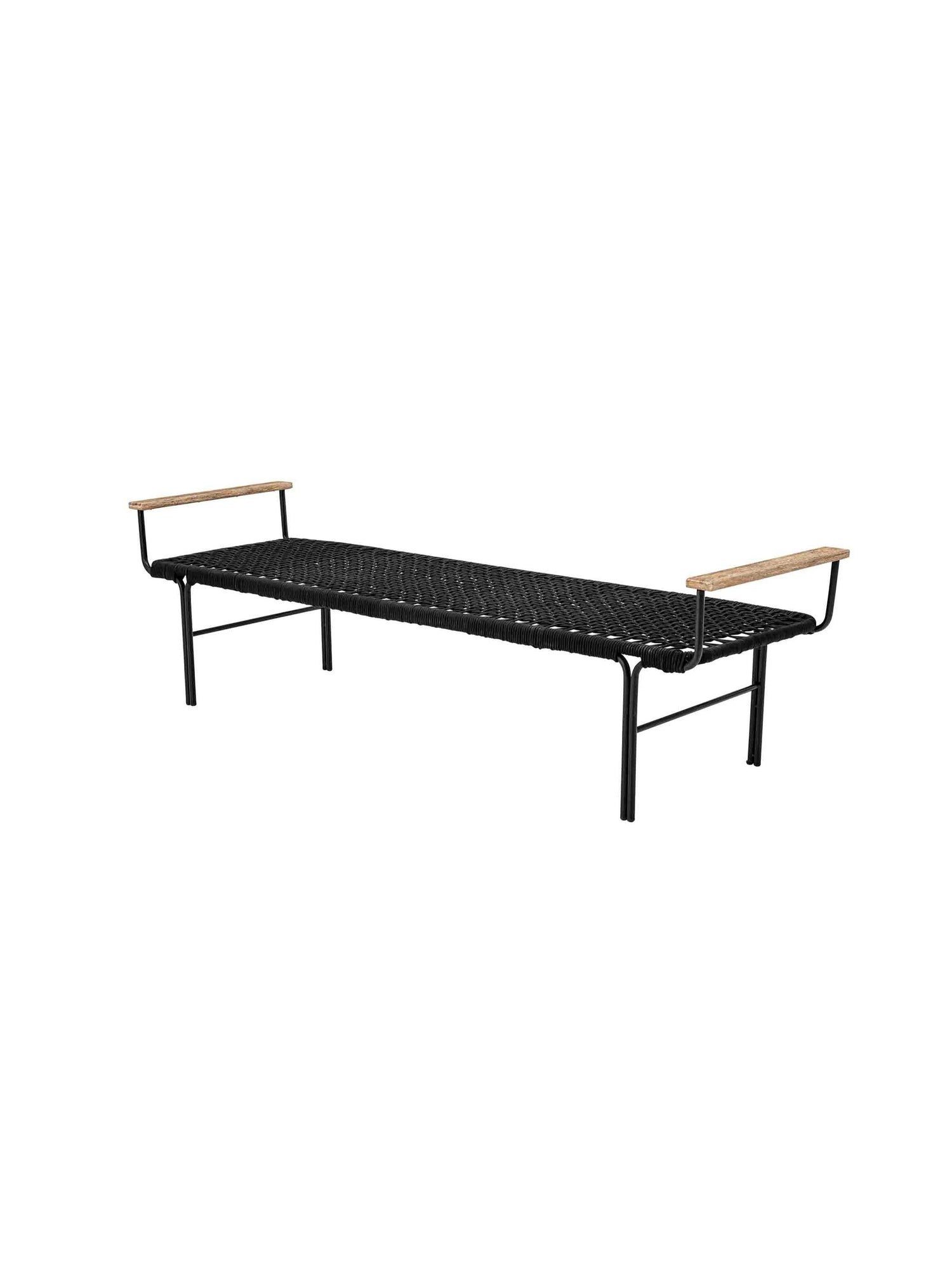 Mundo Outdoor Garden Bench Black