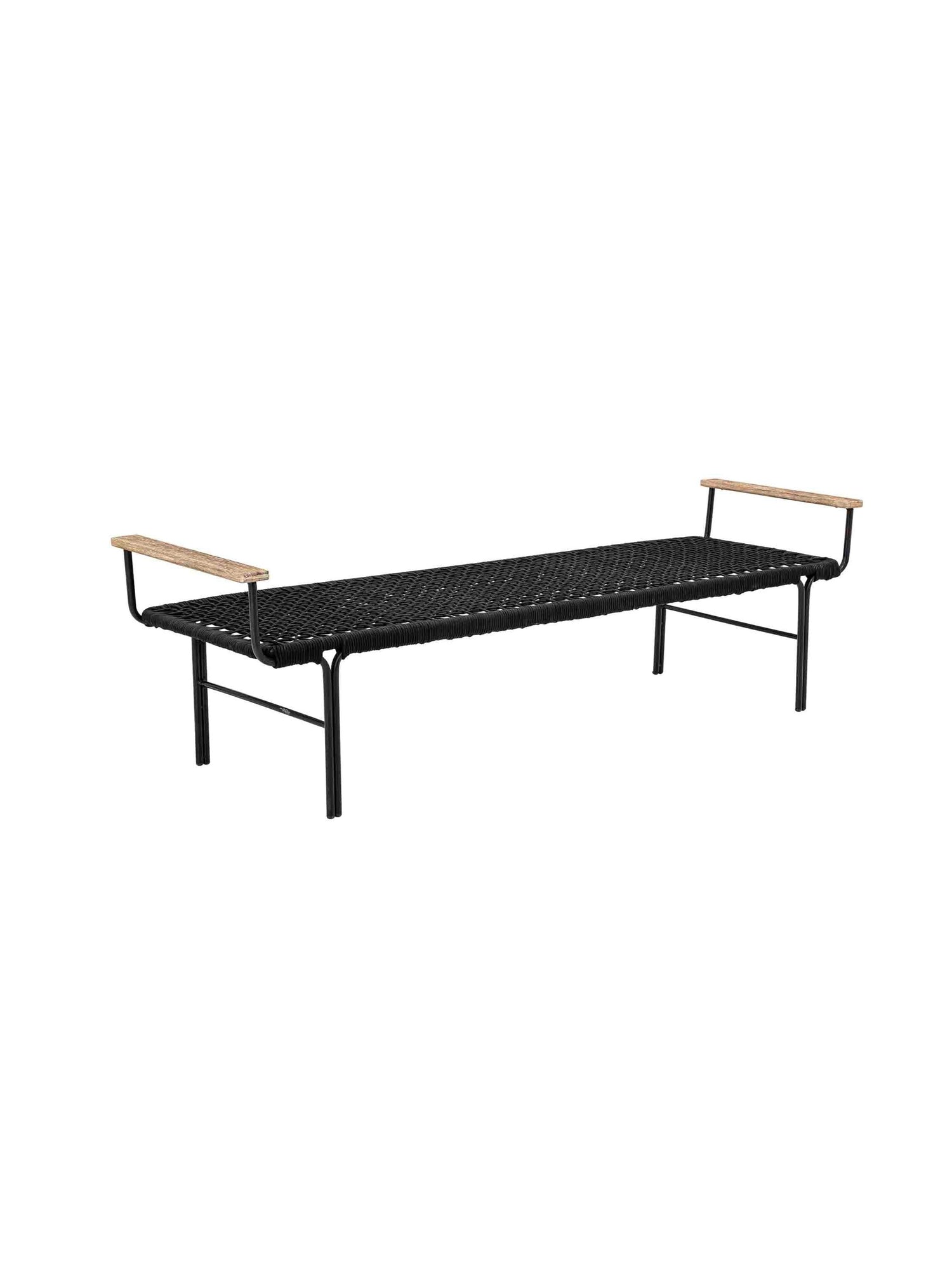 Mundo Outdoor Garden Bench Black