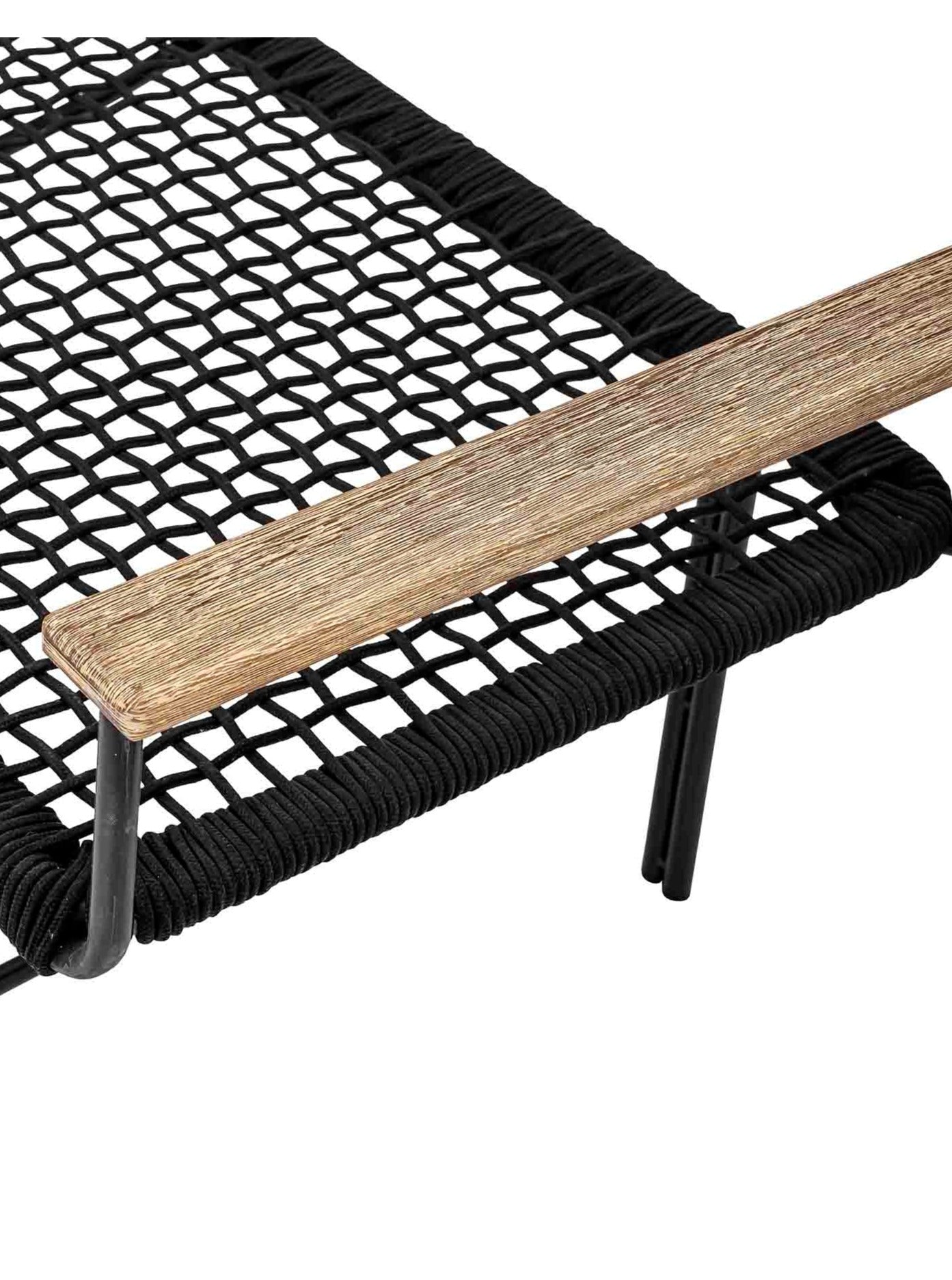 Mundo Outdoor Garden Bench Black