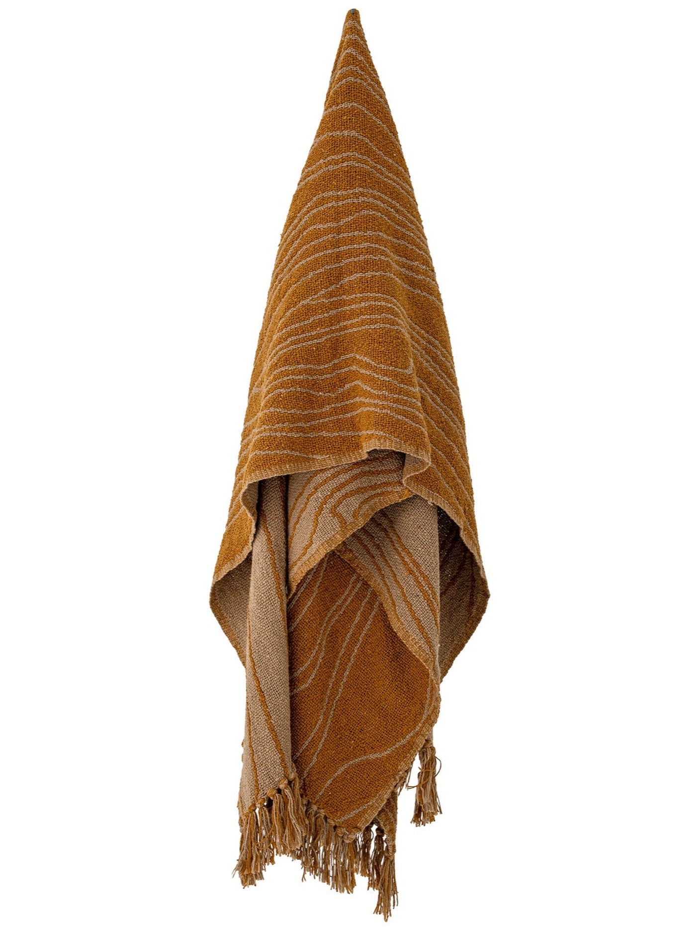 Ginna Ochre Recycled Cotton Throw