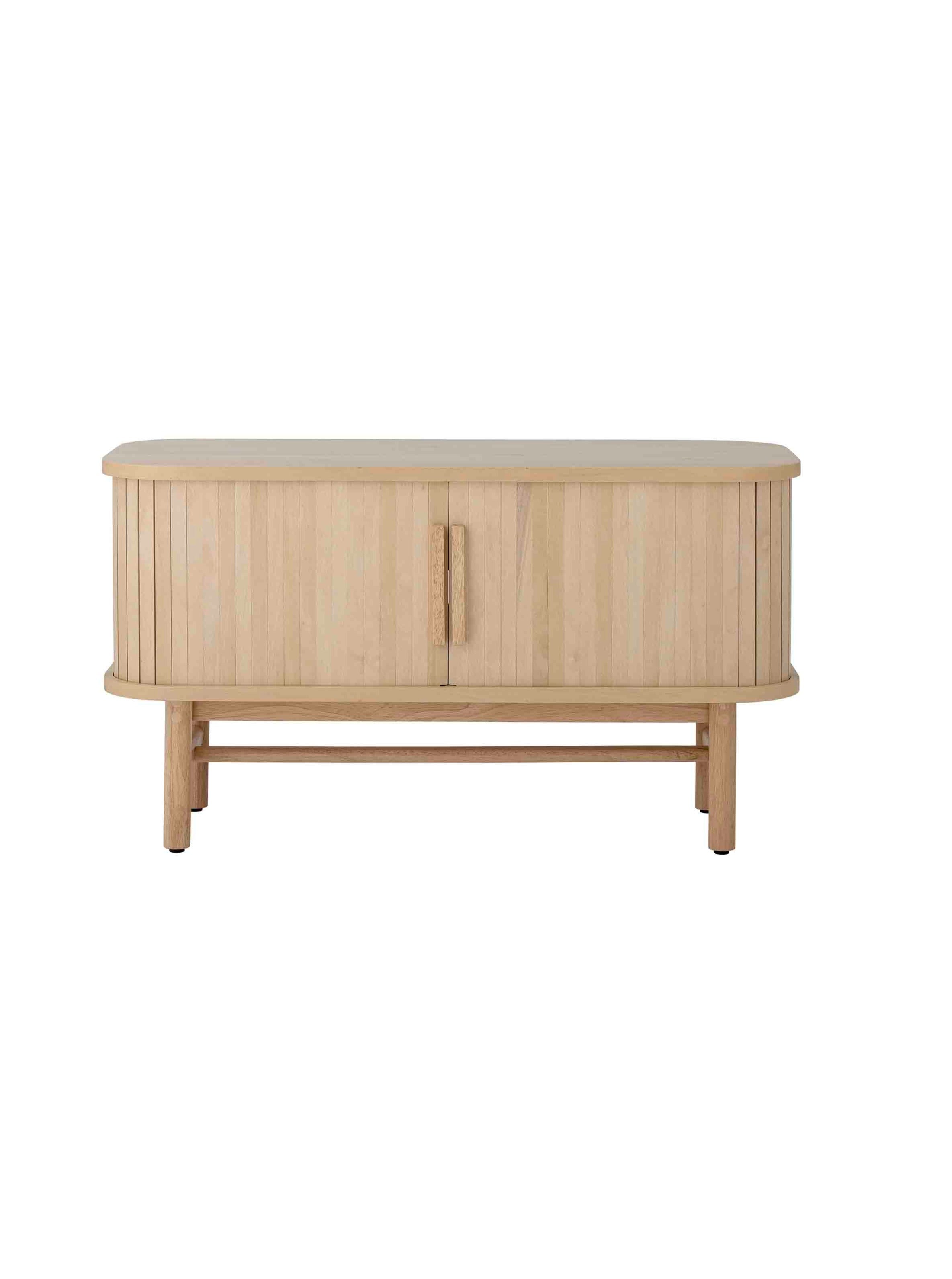 Lex Cabinet in Natural Rubber Wood