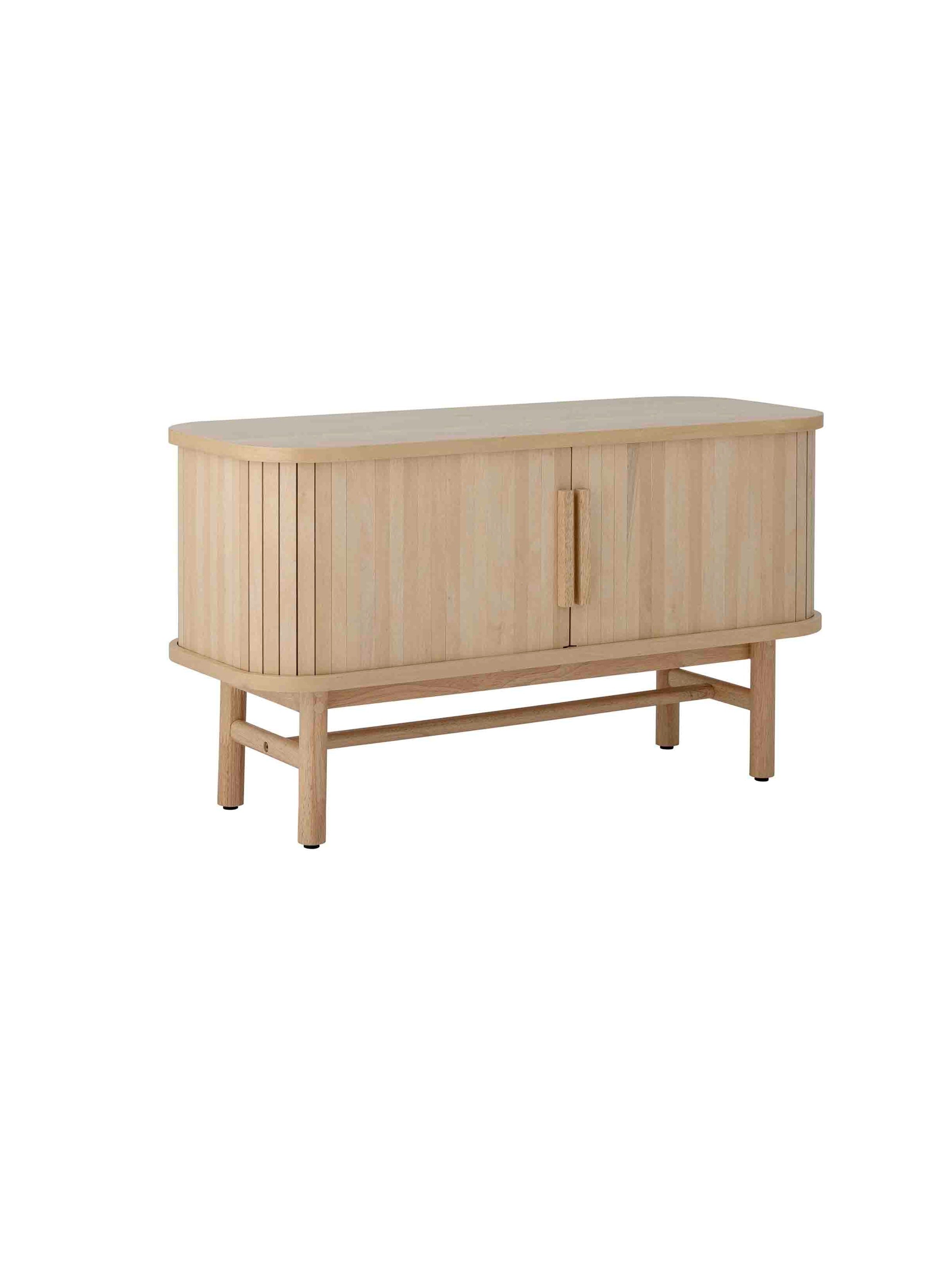 Lex Cabinet in Natural Rubber Wood