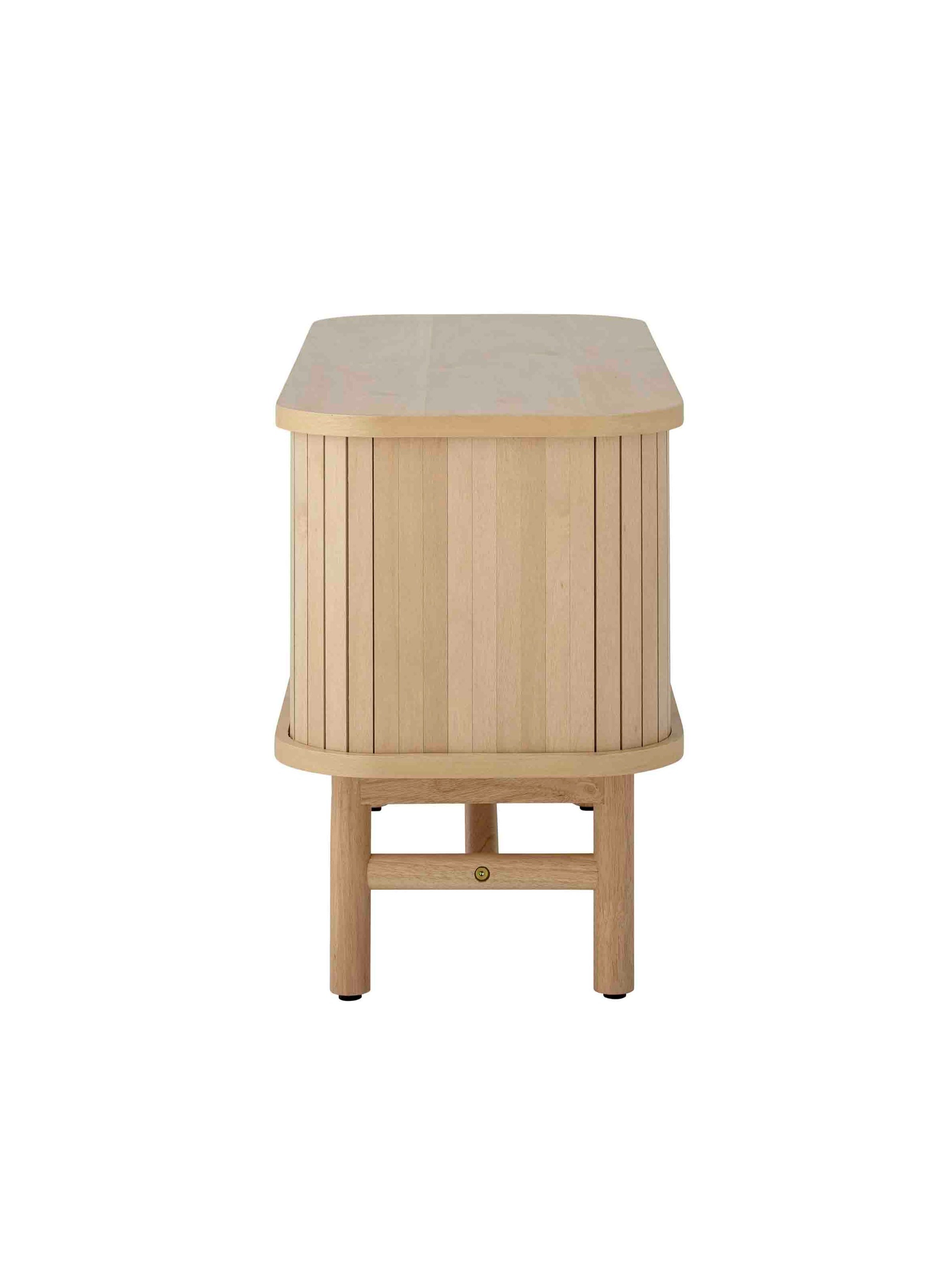 Lex Cabinet in Natural Rubber Wood