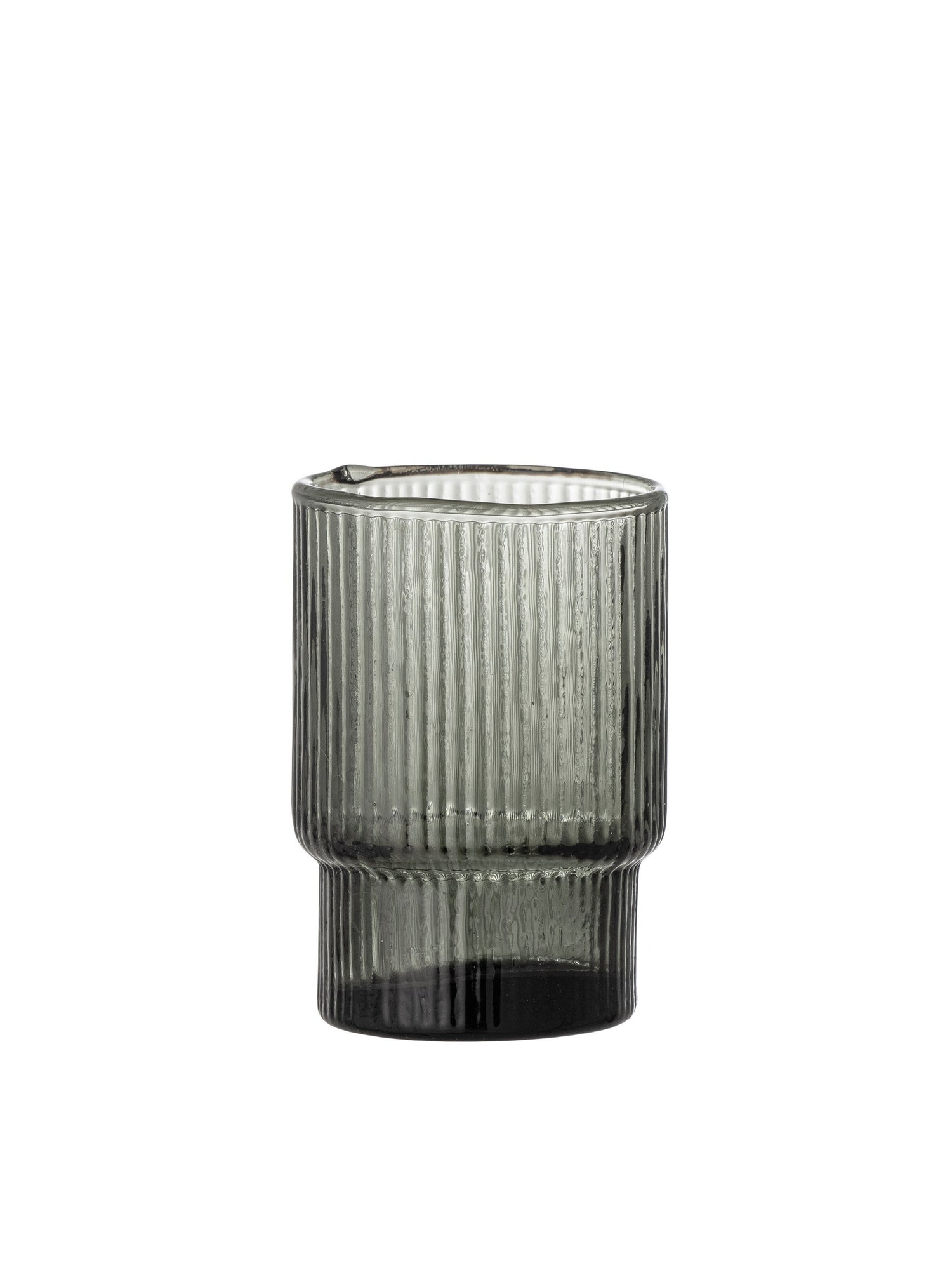 Tabita Drinking Glass in Grey Recycled Glass