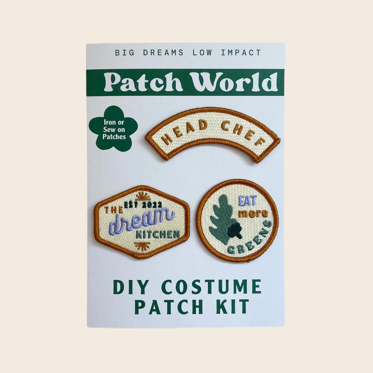 DIY Chef Patch Costume Kit