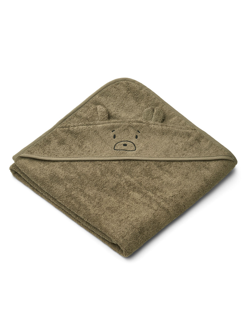 Augusta Hooded Junior Towel in Khaki Mr. Bear