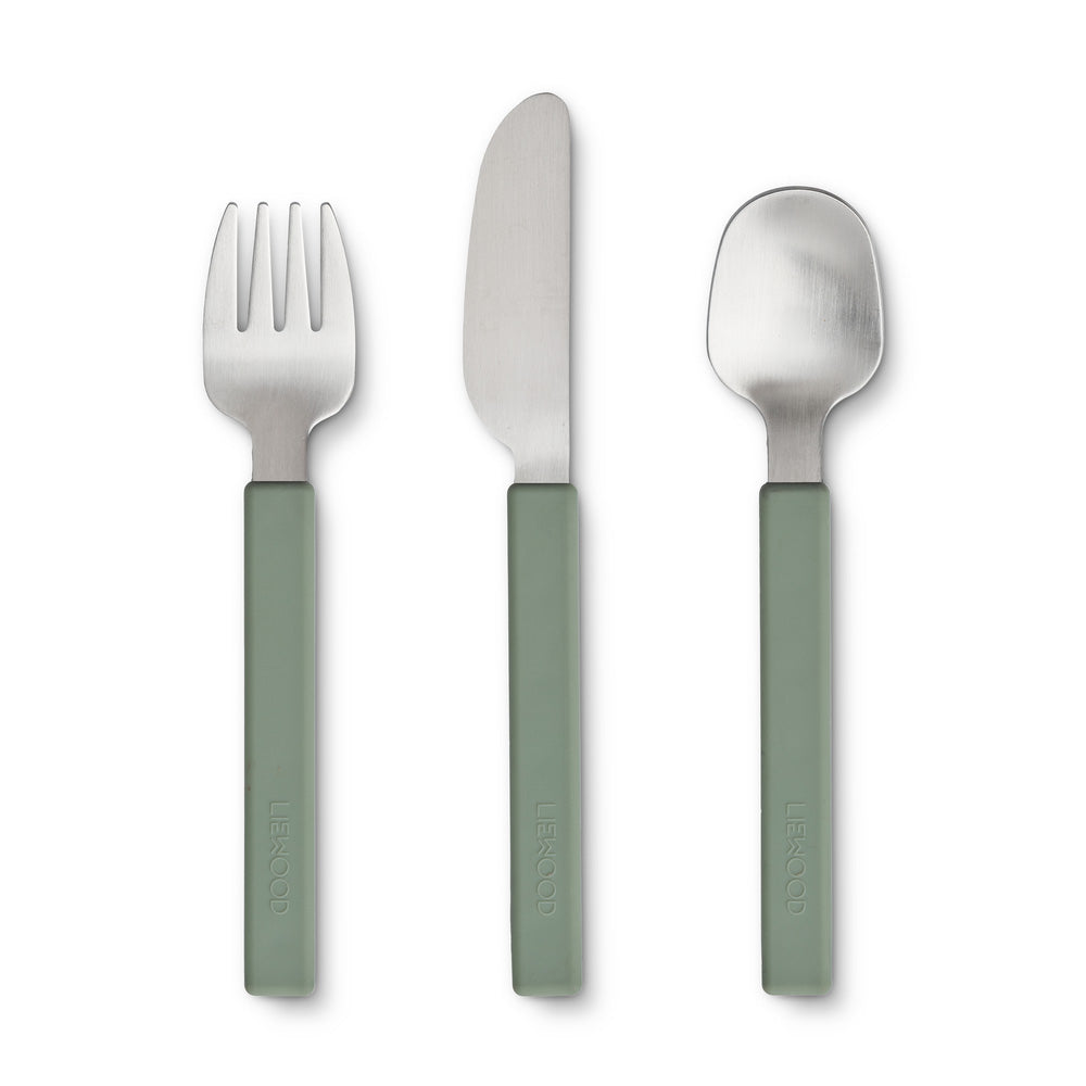 Adrien Junior Cutlery Set - Faune Green