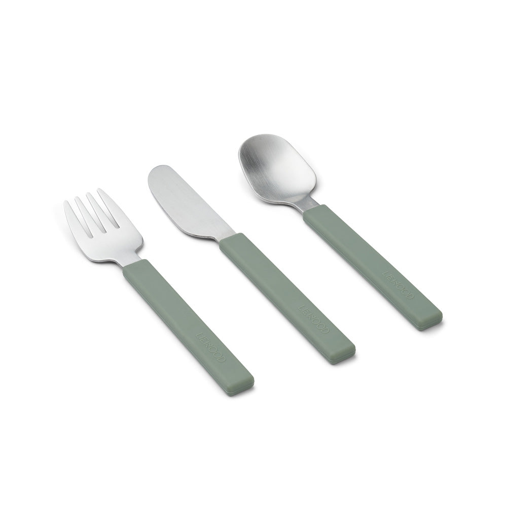 Adrien Junior Cutlery Set - Faune Green