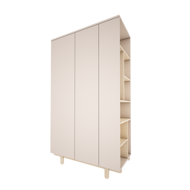 Handmade Classic Scandi Wardrobe - Cashmere