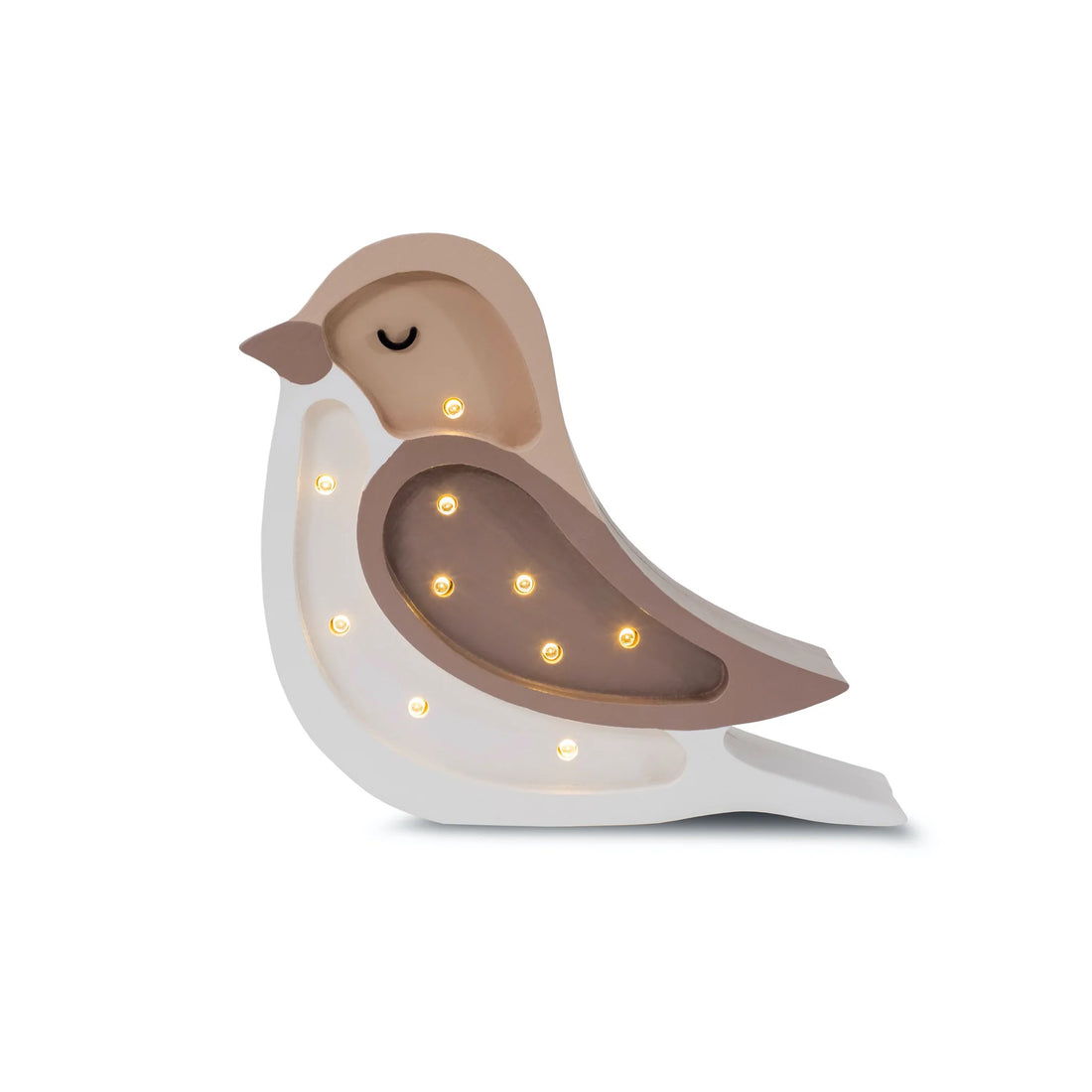 Little Lights Bird Small - Coffee &amp; Beige