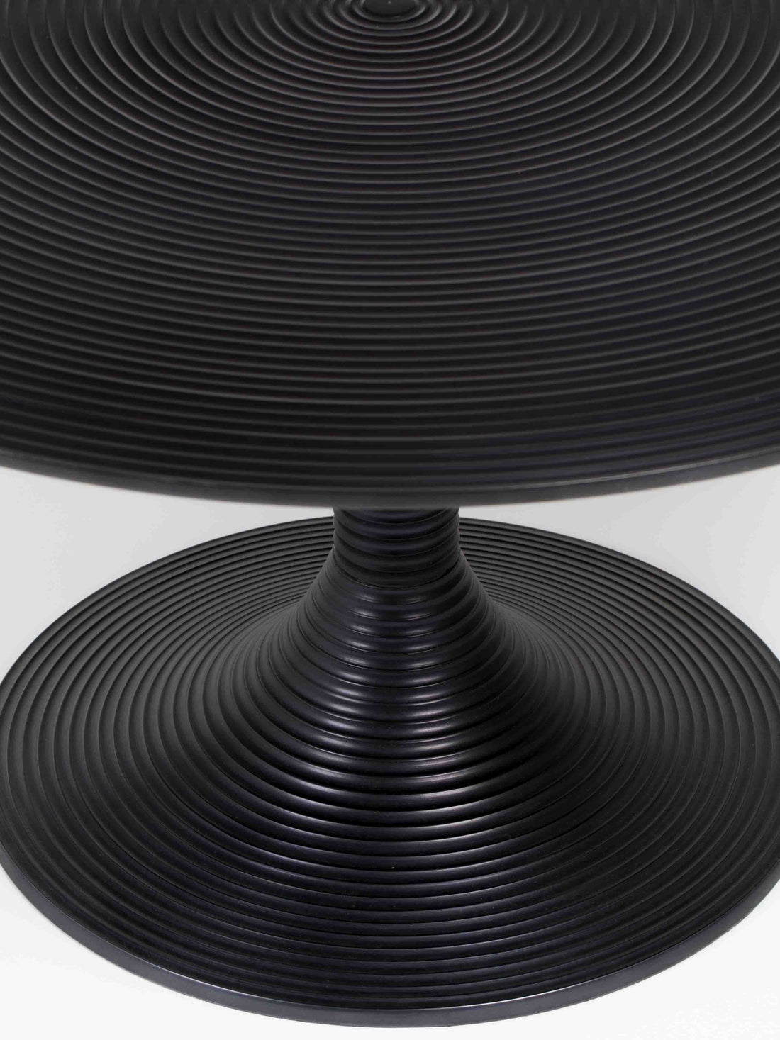 Hypnotising Round Coffee Table Black