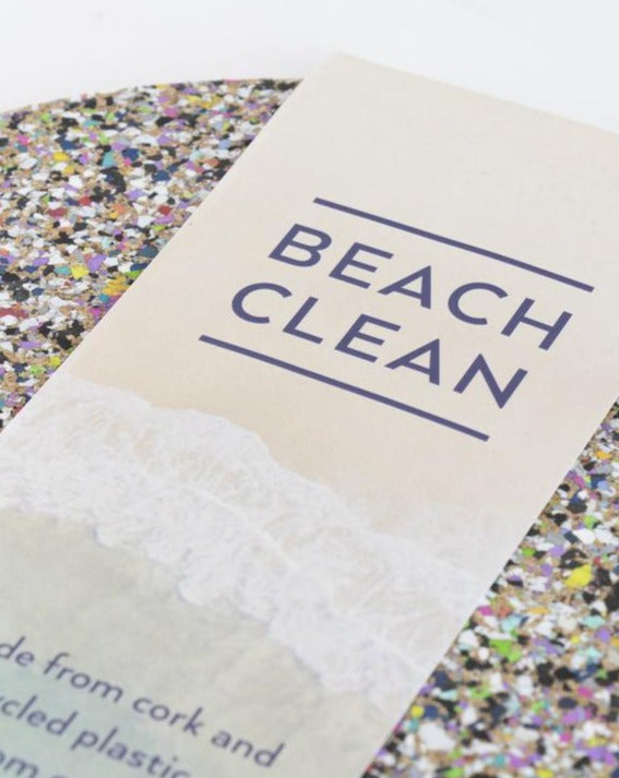 Set of 4 Beach Clean Cork &amp; Recycled Plastic Placemat