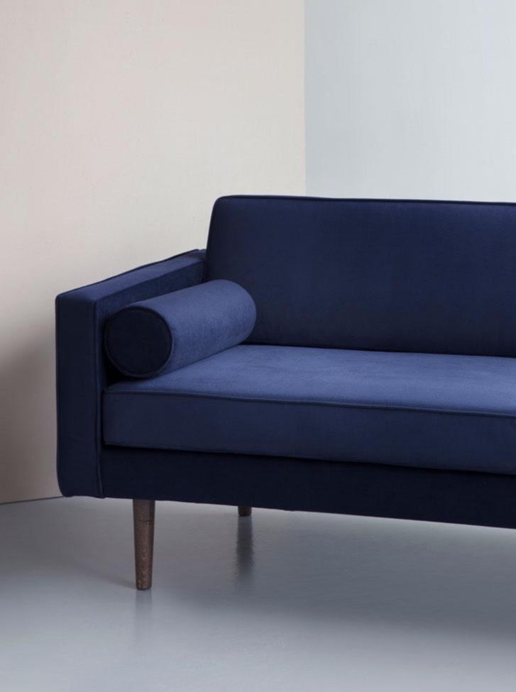 Broste Velvet Wind Sofa in Insignia Blue