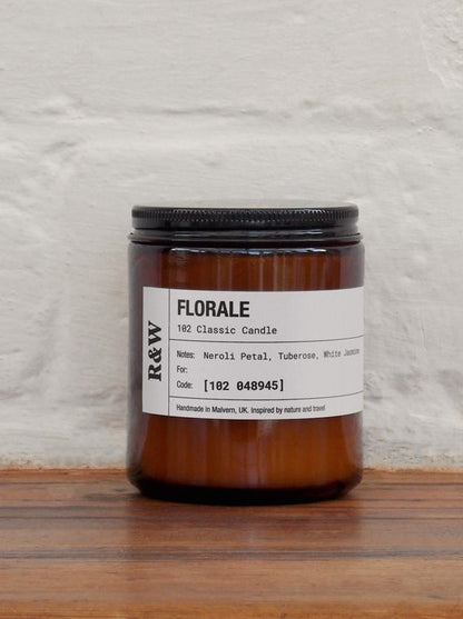 Classic Florale/ Neroli Petal, Tuberose, White Jasmine / Soy Candle 7.6oz