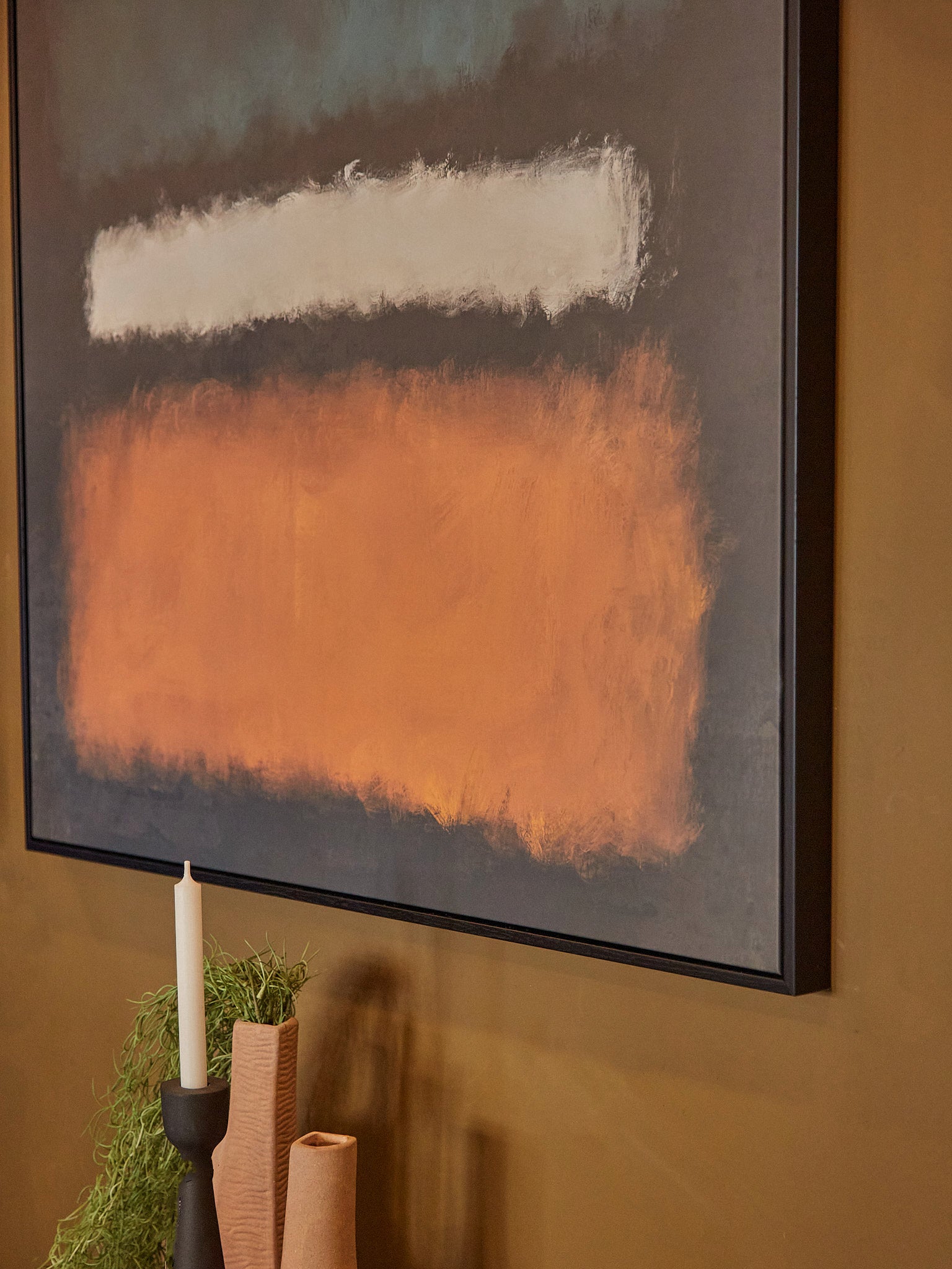 Blur Abstract Framed Canvas