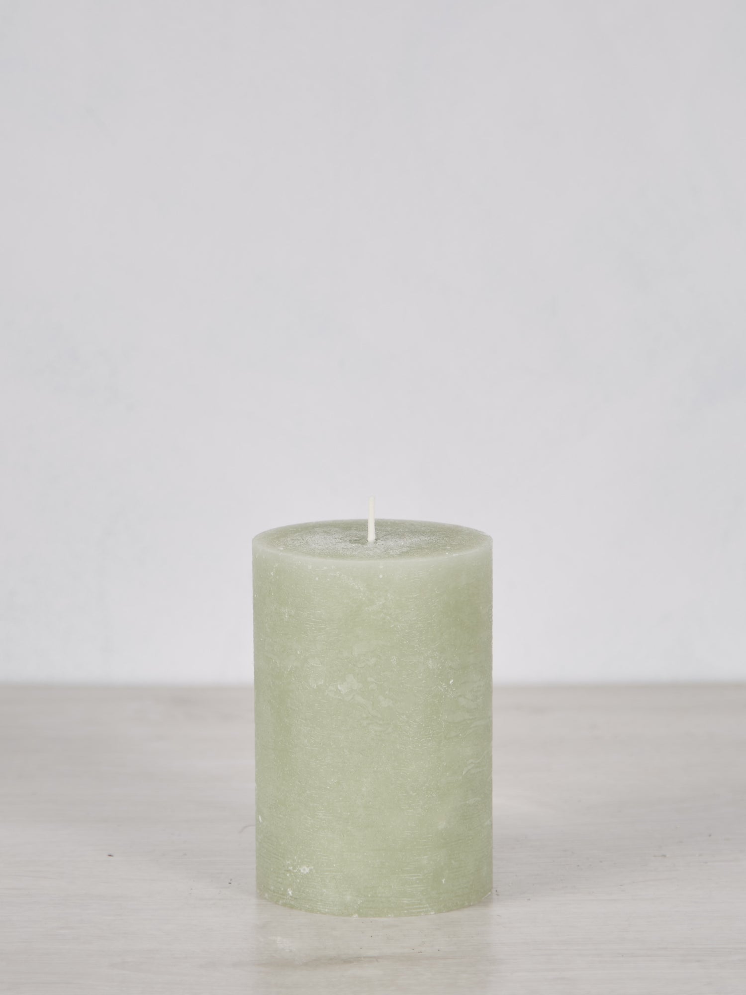 Midi Rustic Pillar Candle Verte