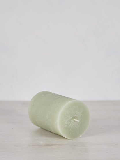 Midi Rustic Pillar Candle Verte