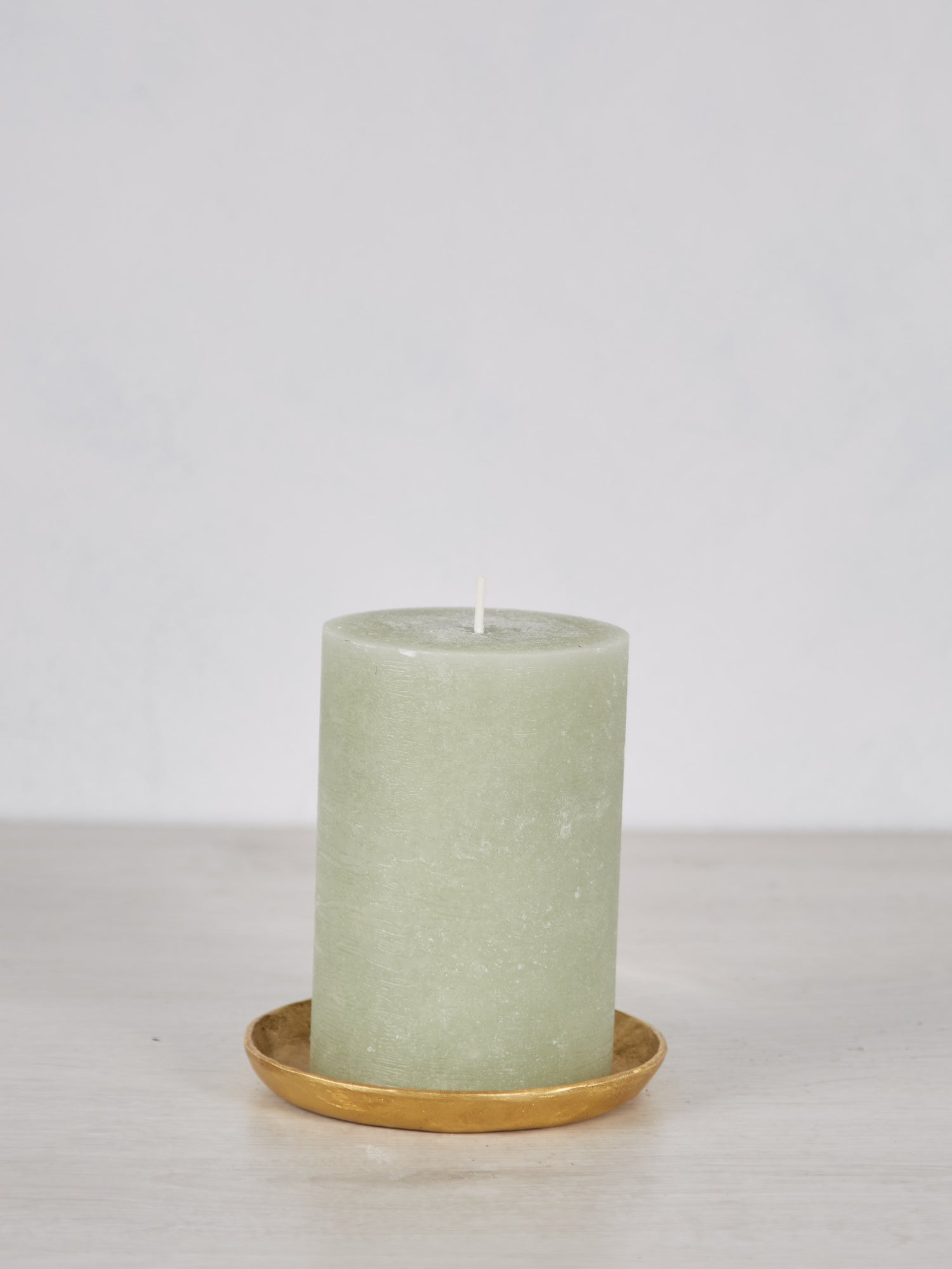 Midi Rustic Pillar Candle Verte