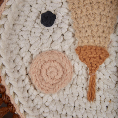 Crochet Lion Pink Tobacco