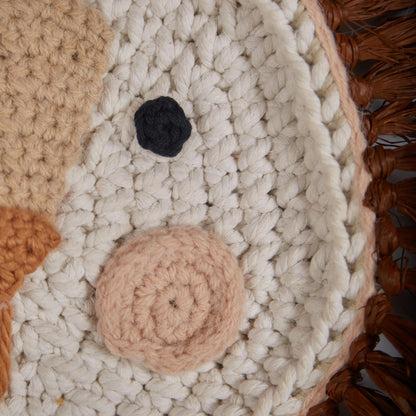 Crochet Lion Pink Tobacco