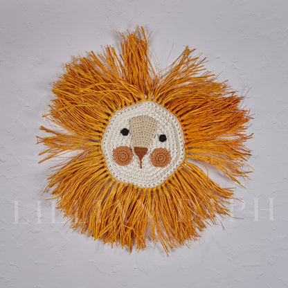 Crochet Lion Mustard