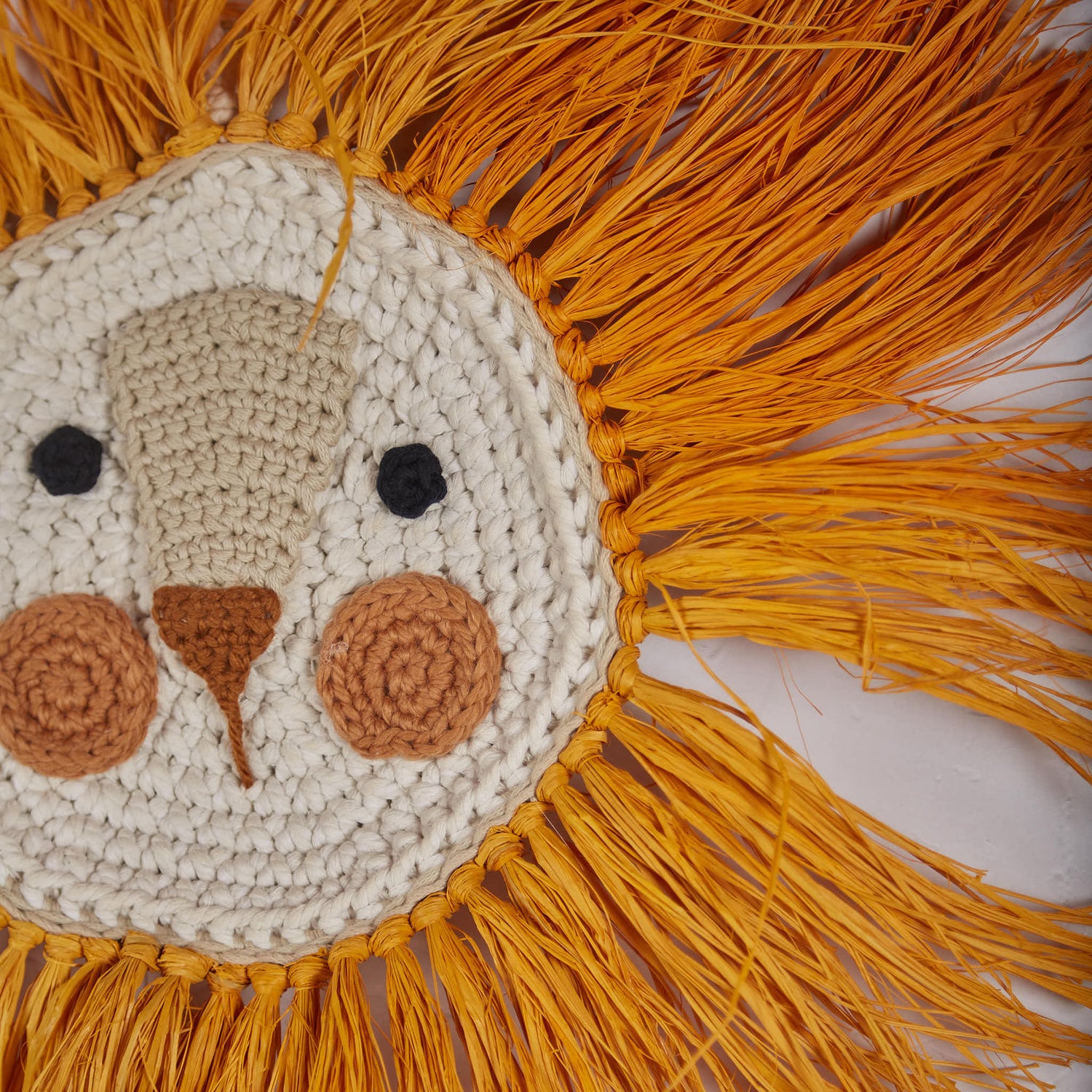 Crochet Lion Mustard