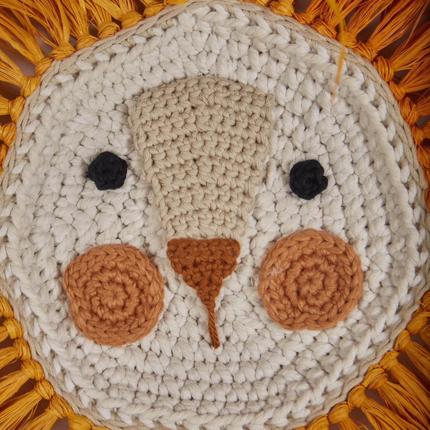 Crochet Lion Mustard