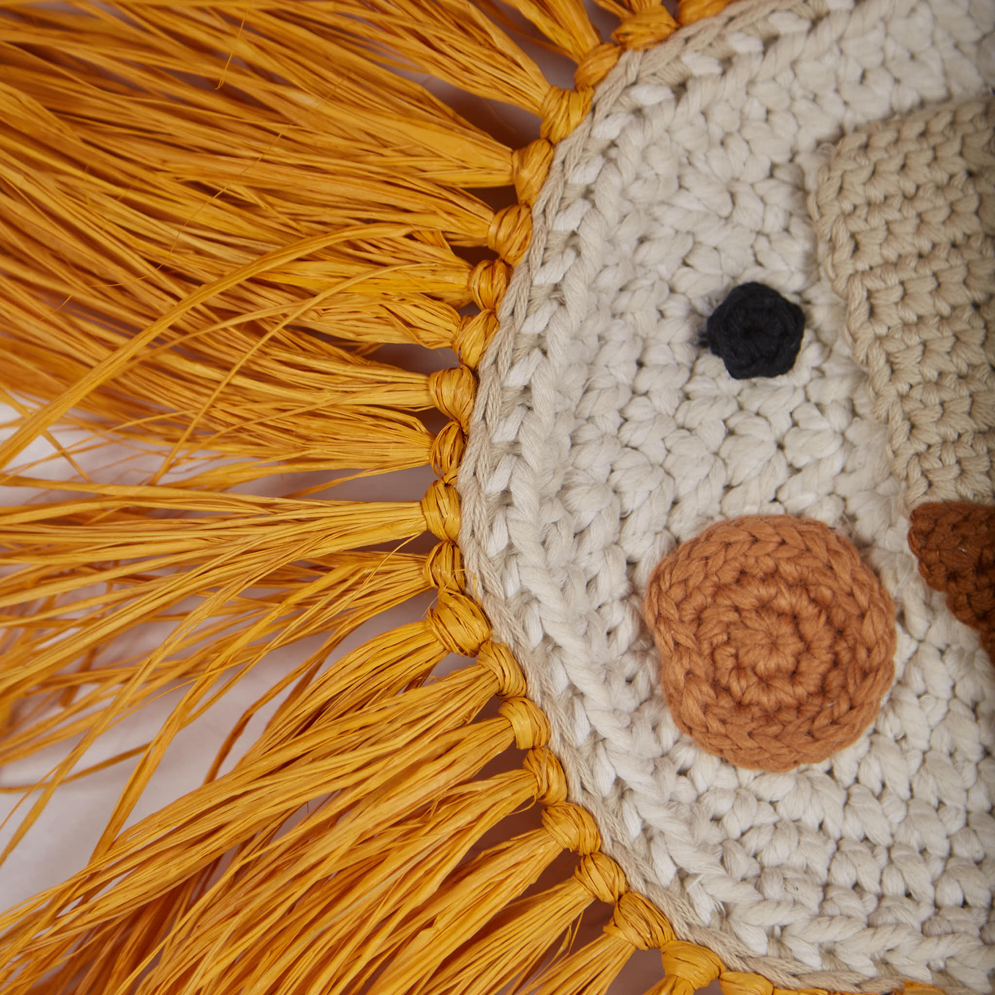 Crochet Lion Mustard