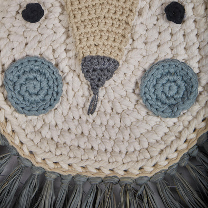 Crochet Lion Dusty Blue