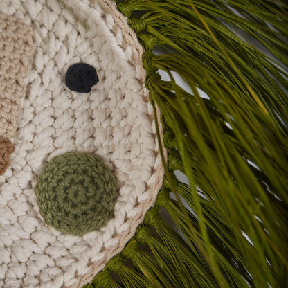 Crochet Lion Olive Green