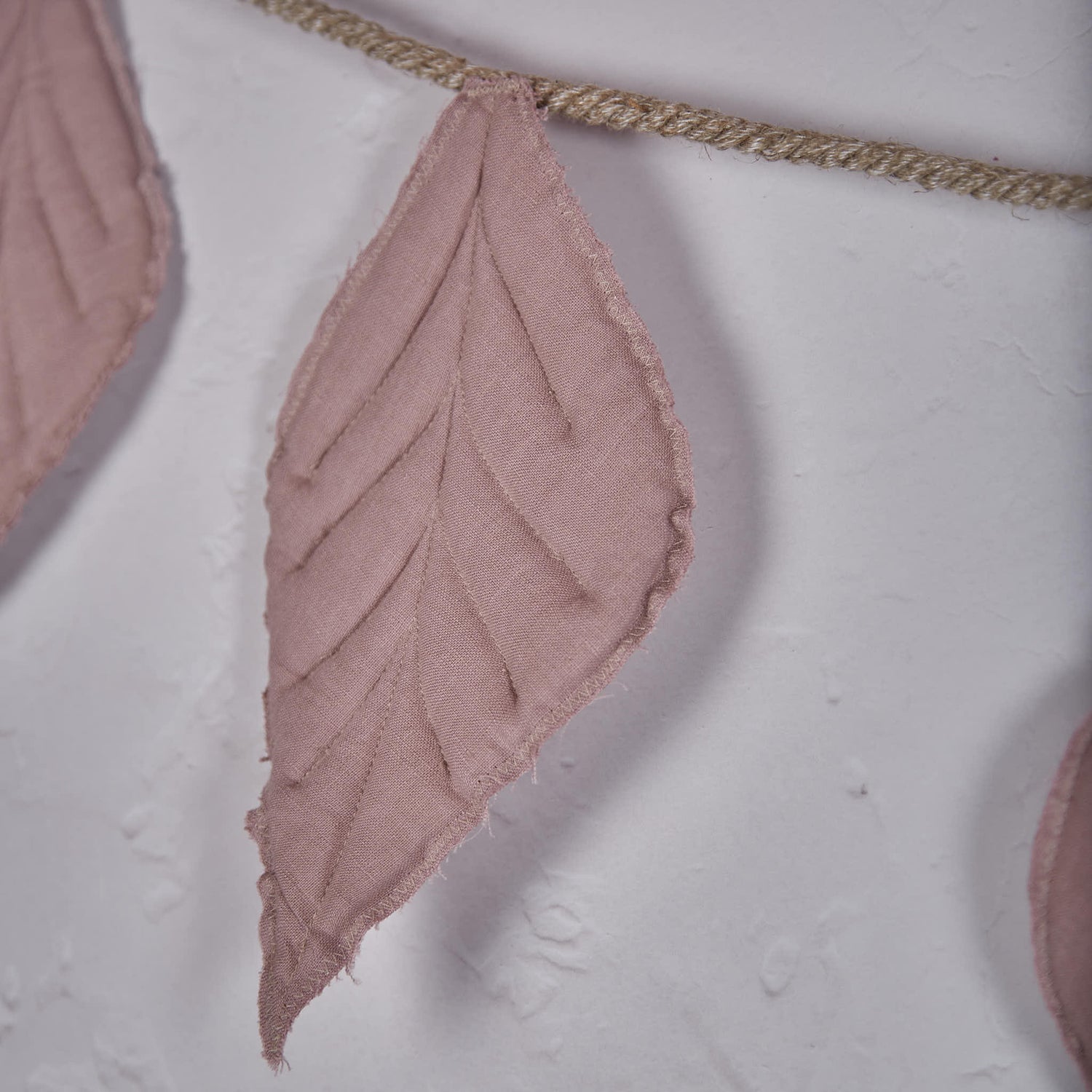 Handmade Linen Leaf Pink