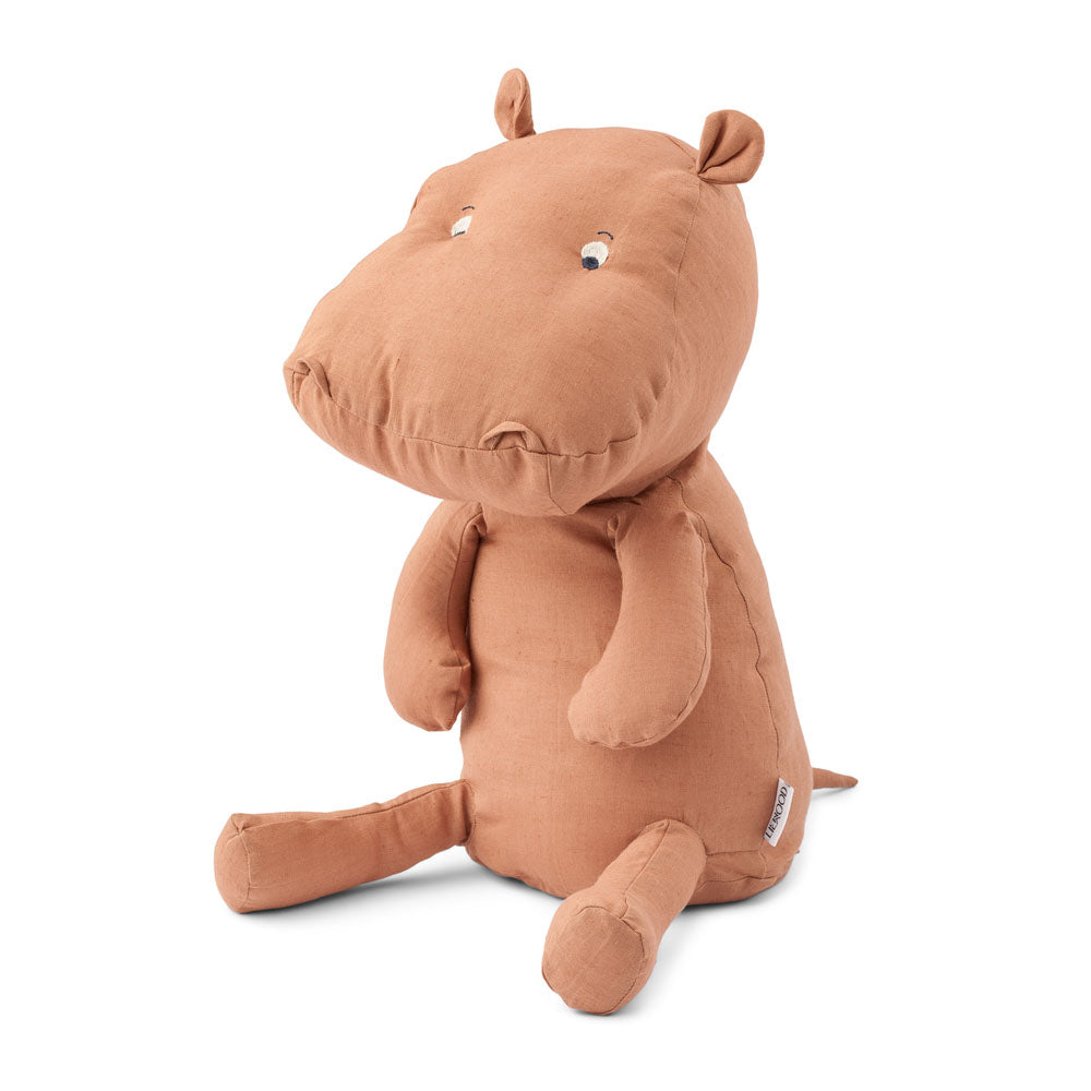 Halfdan Pink Hippo Stonewashed Soft Toy - Large