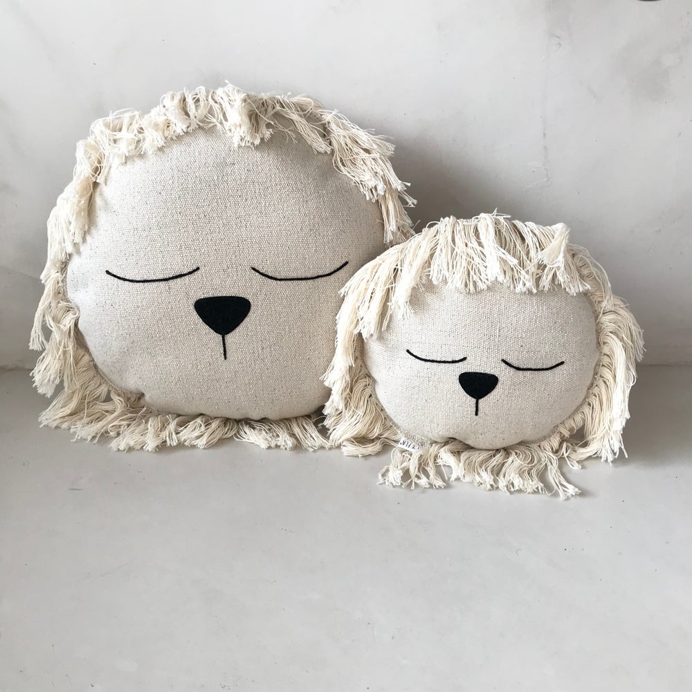 Crochet Lion Cushion - Small