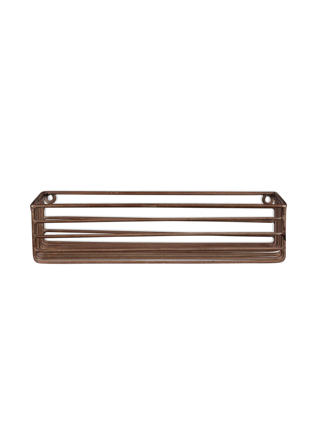 Indore Aged Brass Metal Wall Shelf