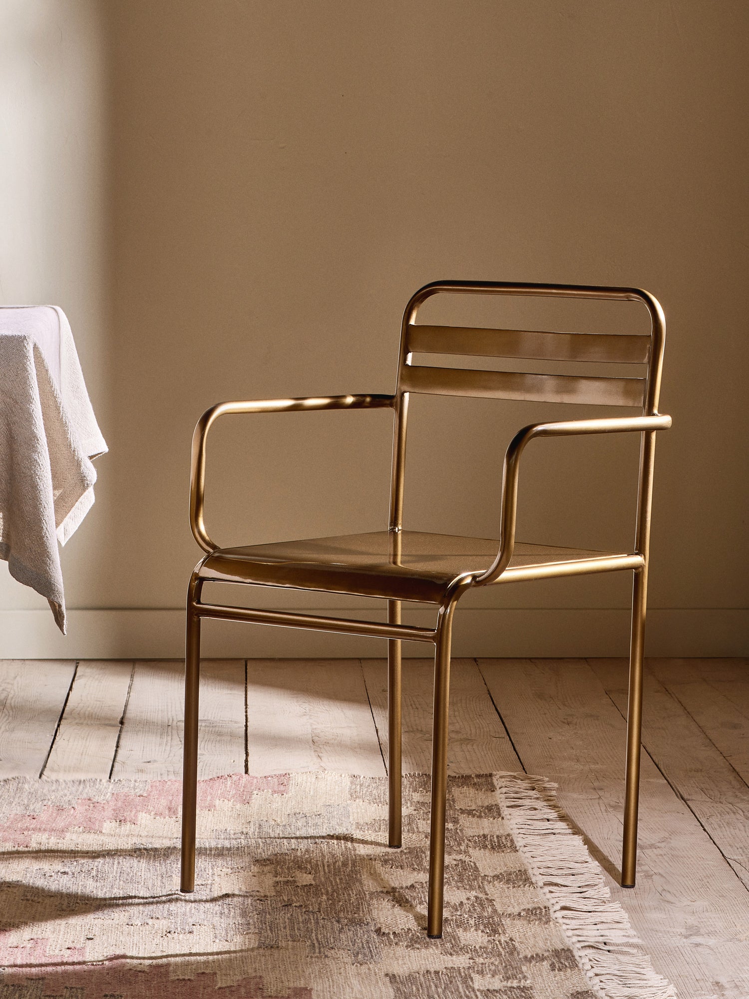 Kamarda Dark Brass Dining Chair