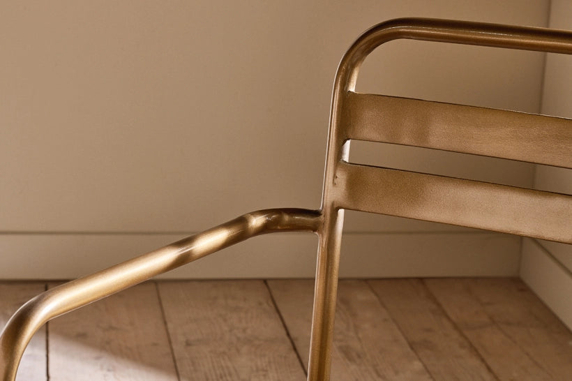 Kamarda Dark Brass Dining Chair