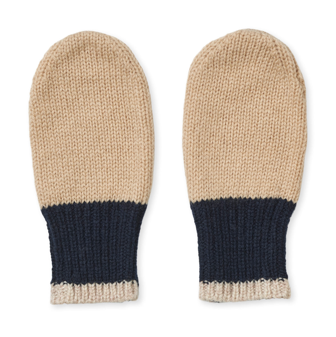 Pippi Merino Wool Baby Mittens - Oat