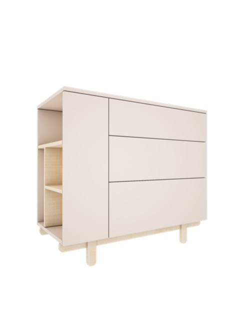 Handmade Classic Scandi Chest of Drawers - Cashmere