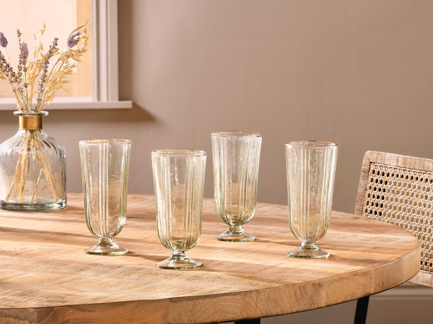 Sigriri Tall Hand Blown Recycled Wine Glass