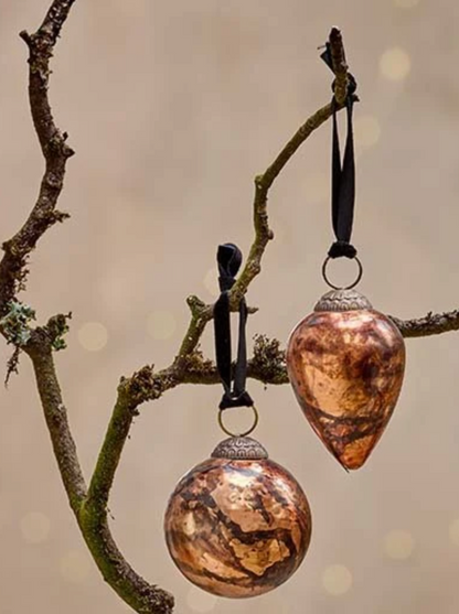 Jalshara Round Bauble in Antique Copper