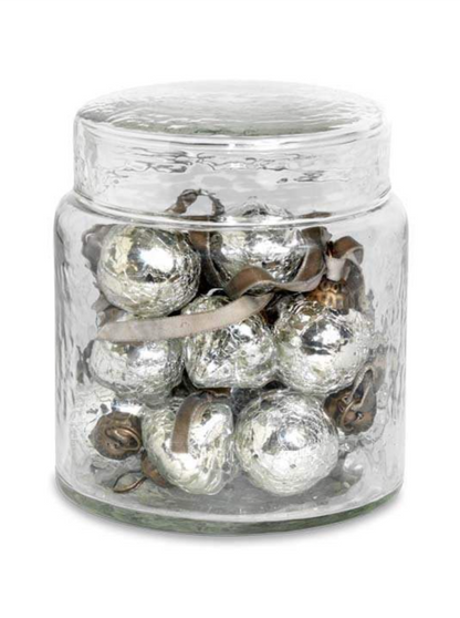 Adisa Bauble Jar - Antique Silver