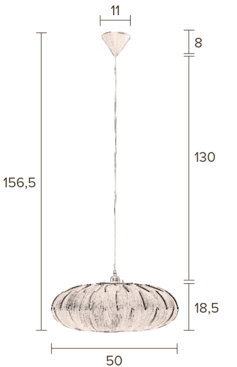 Bond Oval Pendant Lamp